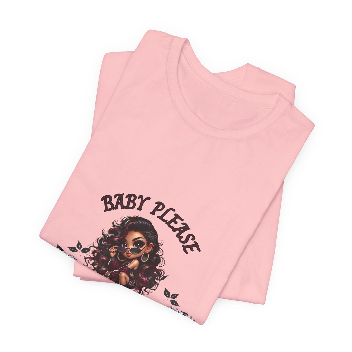 Baby Please Graphic Tee - "You Know I Got This" Floral Afro Woman T-Shirt
