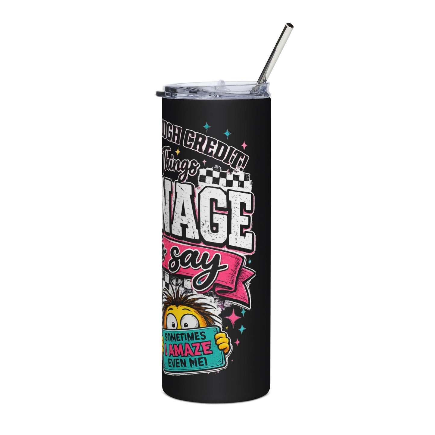 20oz Stainless Tumbler — “I Don’t Get Enough Sleep For The Things I’m Not Going To Say” Funny Mama Travel Cup
