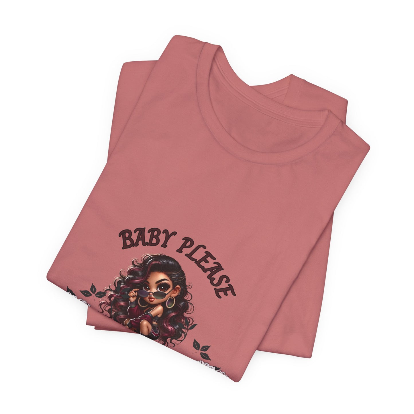 Baby Please Graphic Tee - "You Know I Got This" Floral Afro Woman T-Shirt