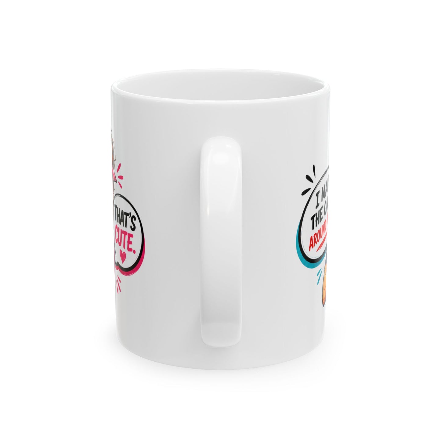 Funny 'What Dad Says Goes So Long As It's OK With Mom' Ceramic Mug — Gift for Dads & Couples, 11oz/15oz