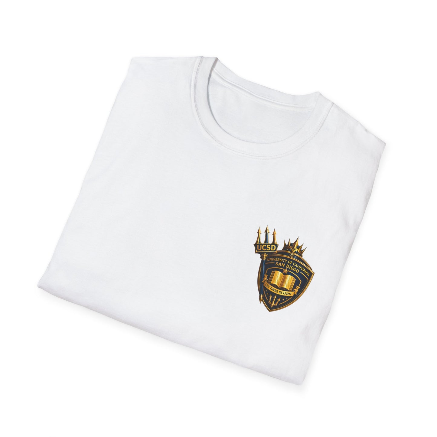 Neptune Crest T-Shirt — Nautical King Shield Graphic Tee