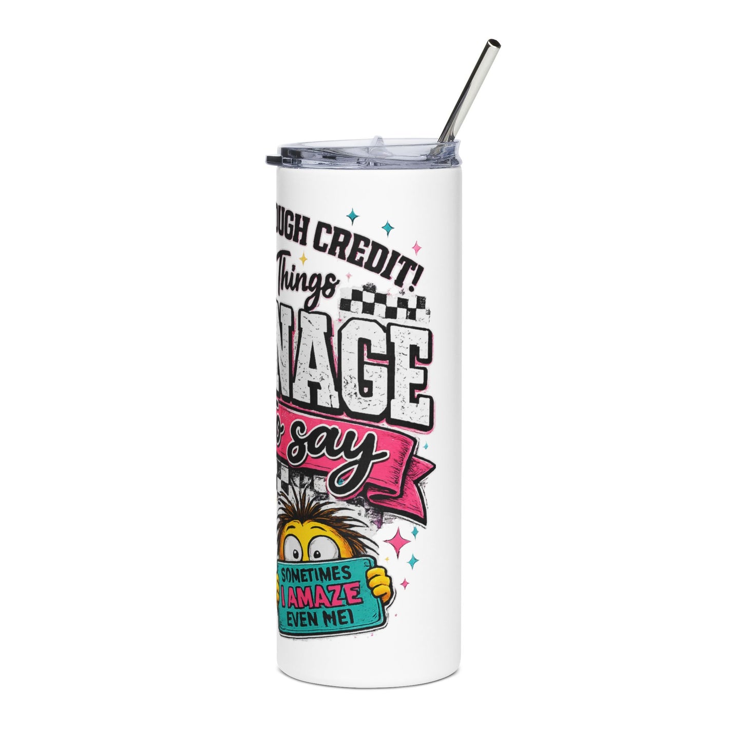 20oz Stainless Tumbler — “I Don’t Get Enough Sleep For The Things I’m Not Going To Say” Funny Mama Travel Cup