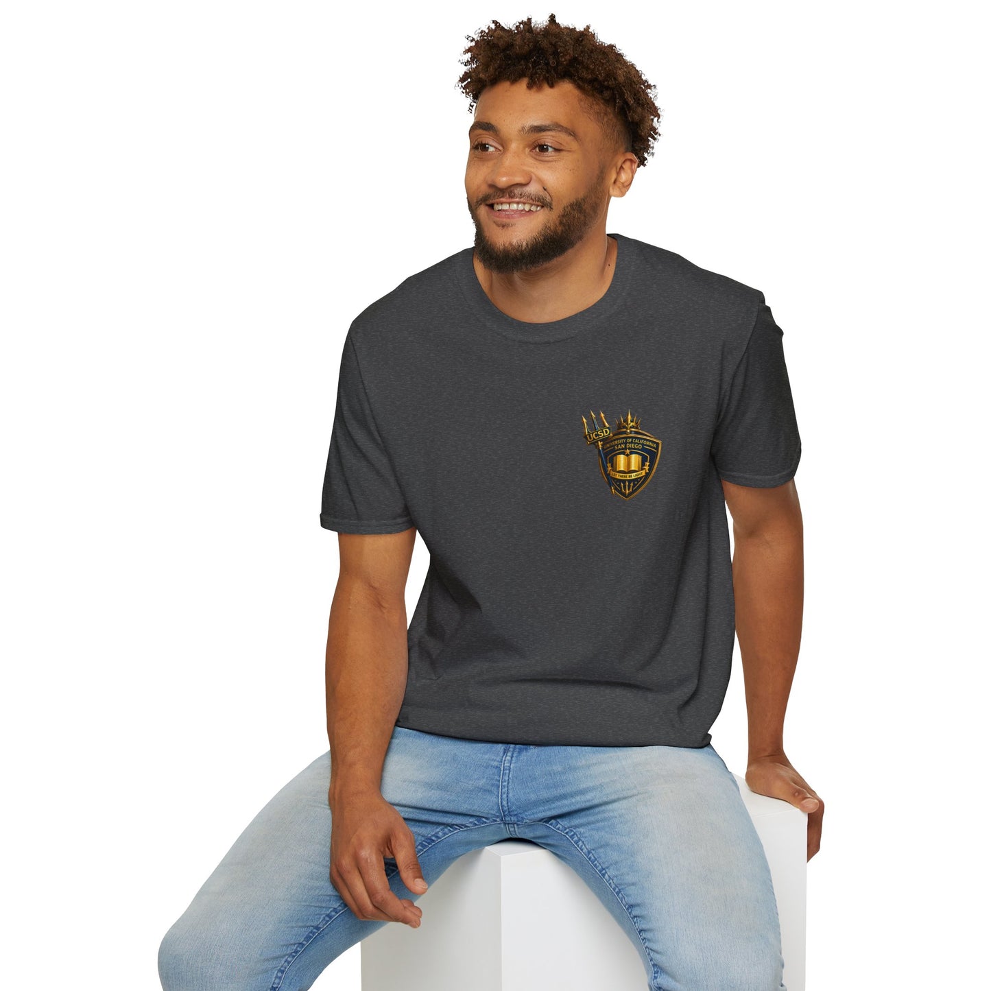 Neptune Crest T-Shirt — Nautical King Shield Graphic Tee