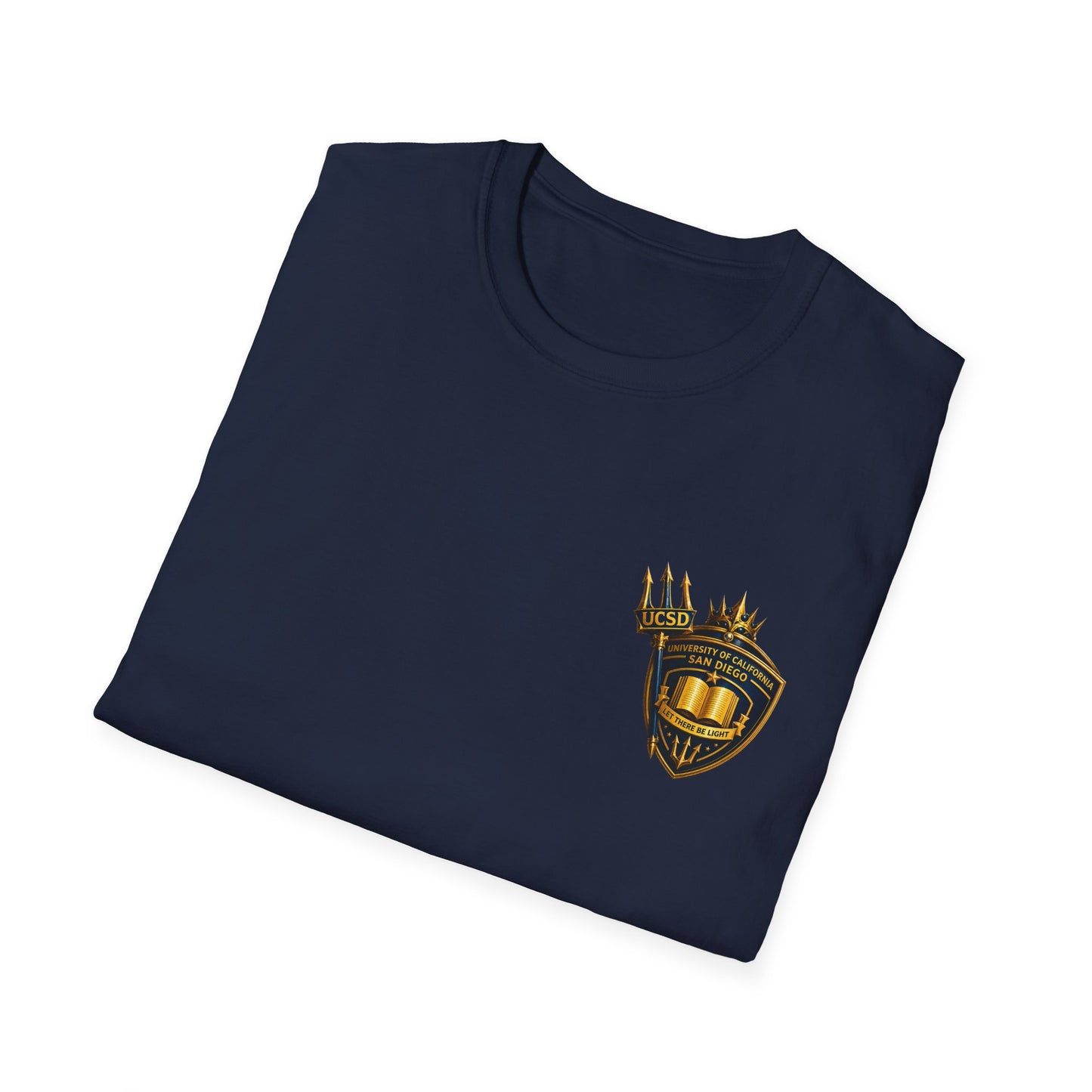 Neptune Crest T-Shirt — Nautical King Shield Graphic Tee