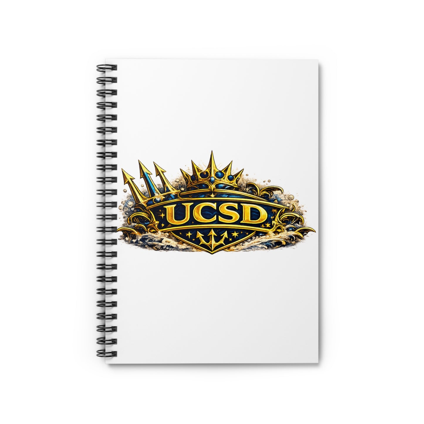 UCSD Crown Spiral Notebook — College Logo Ruled Journal for Students