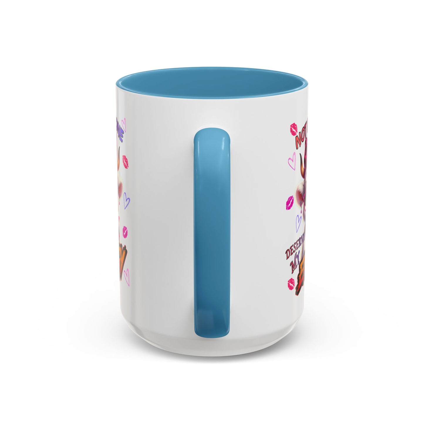 Coffee Mug — "Not Everyone Deserves My Energy" Cute Cow Accent Mug (11/15 oz)