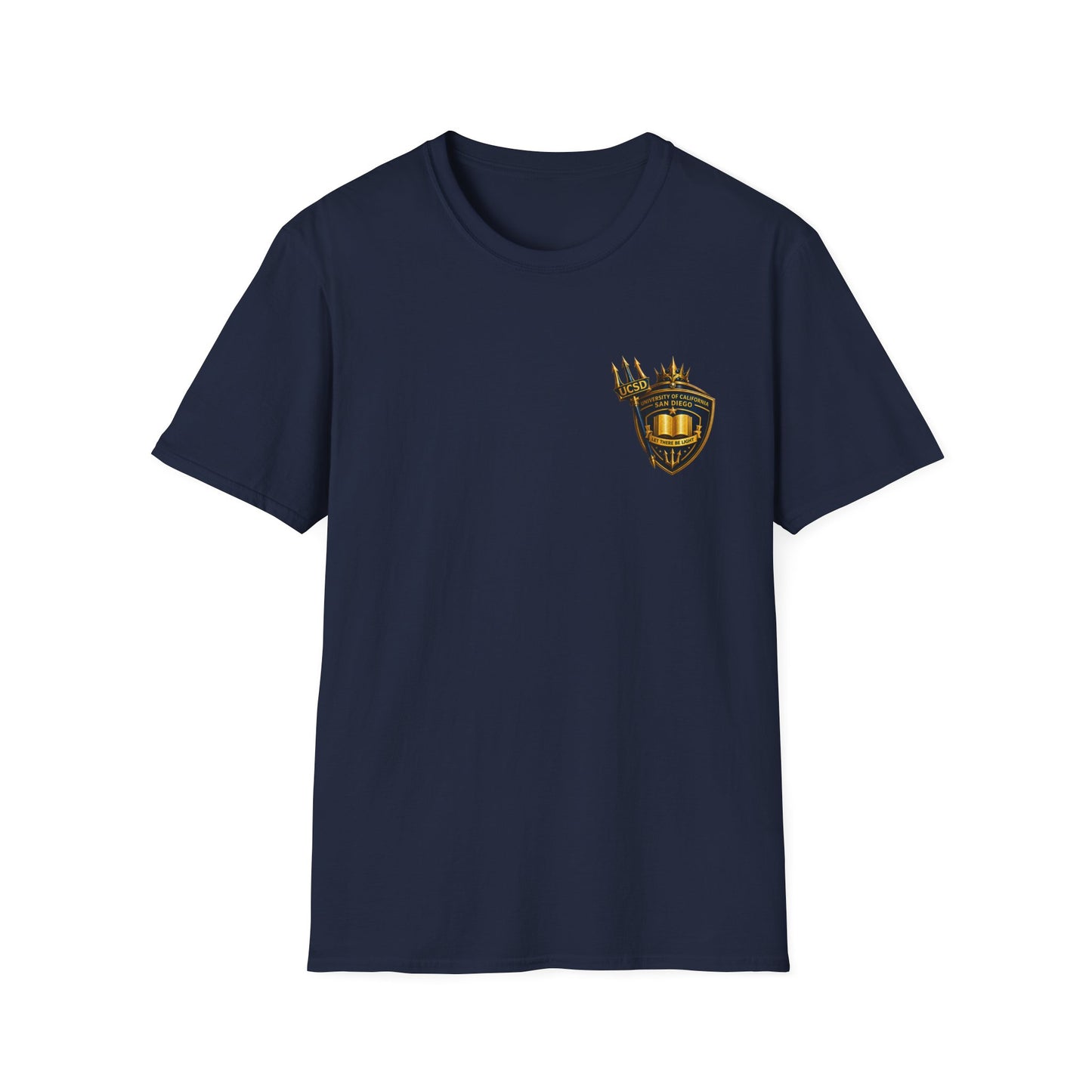Neptune Crest T-Shirt — Nautical King Shield Graphic Tee