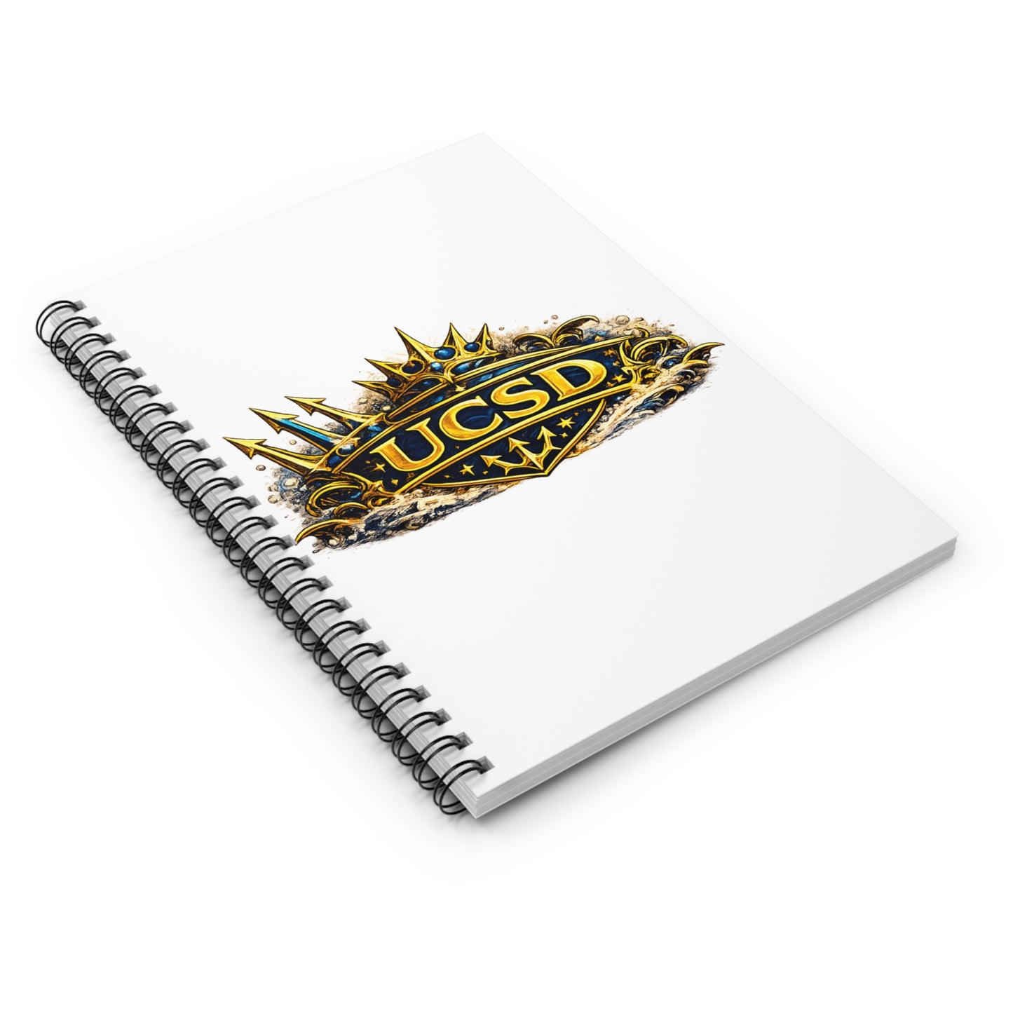 UCSD Crown Spiral Notebook — College Logo Ruled Journal for Students