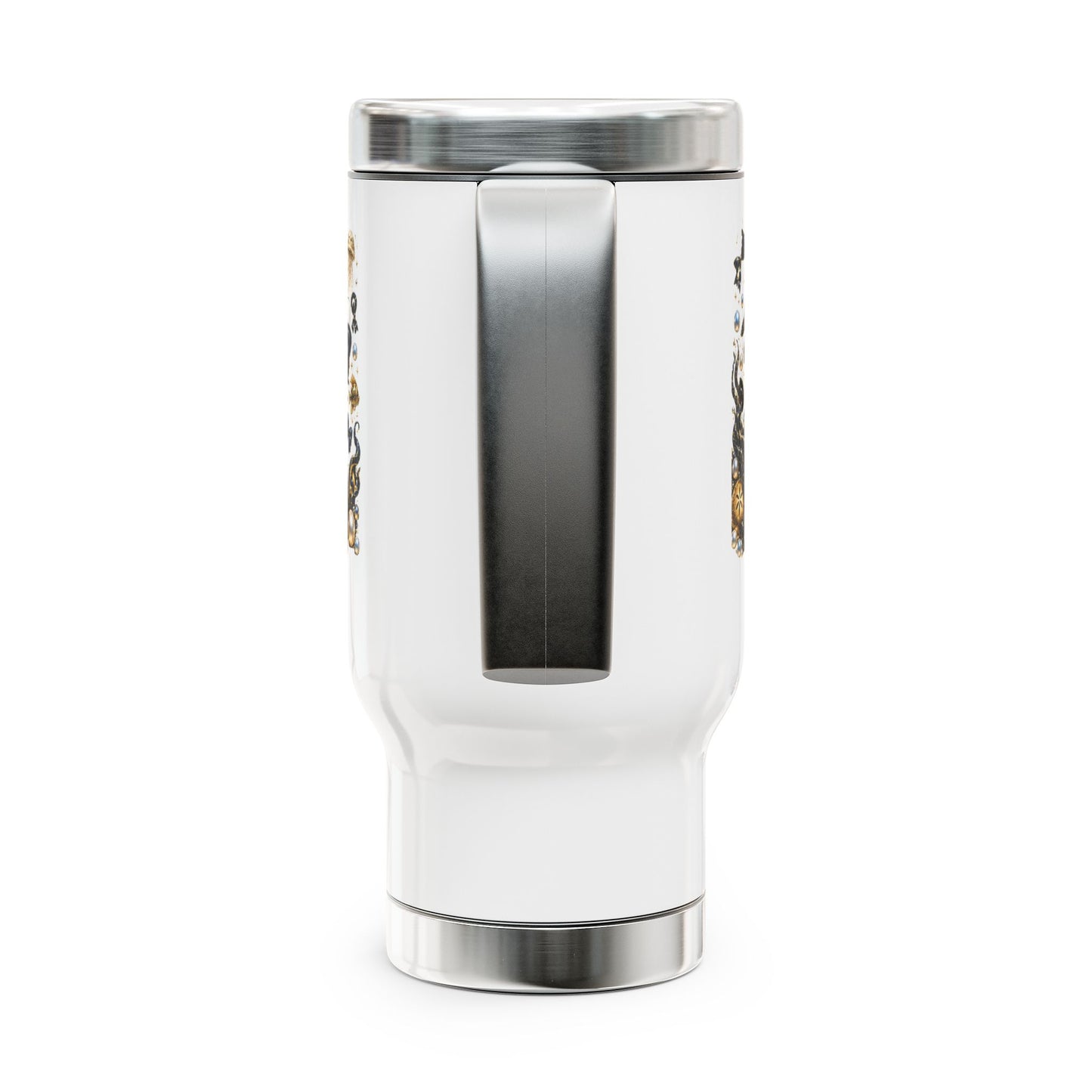 UCSD Nautical Seal Stainless Steel Travel Mug with Handle — 14oz