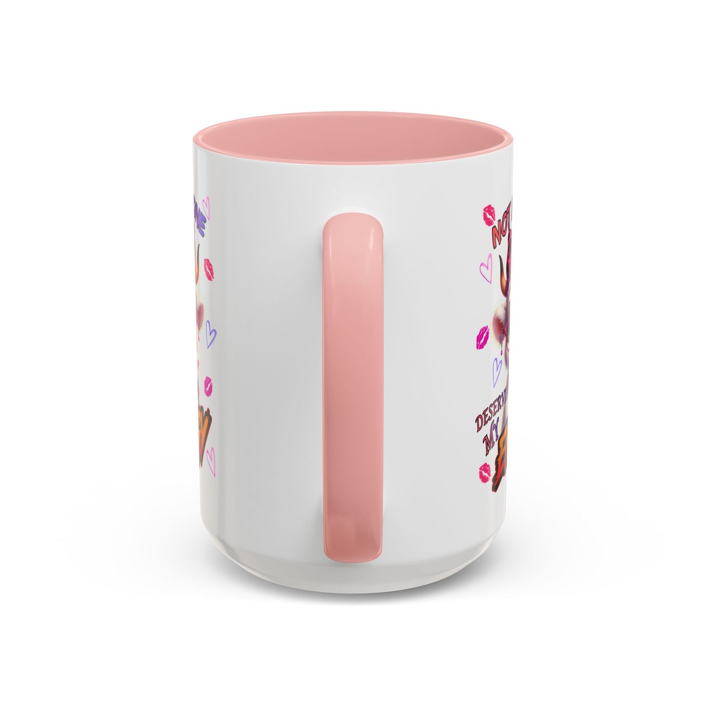 Coffee Mug — "Not Everyone Deserves My Energy" Cute Cow Accent Mug (11/15 oz)