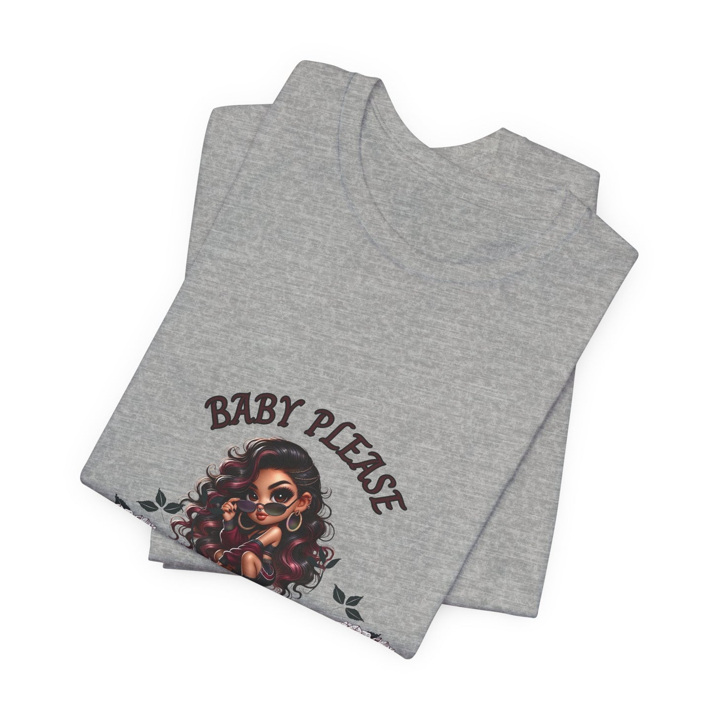 Baby Please Graphic Tee - "You Know I Got This" Floral Afro Woman T-Shirt
