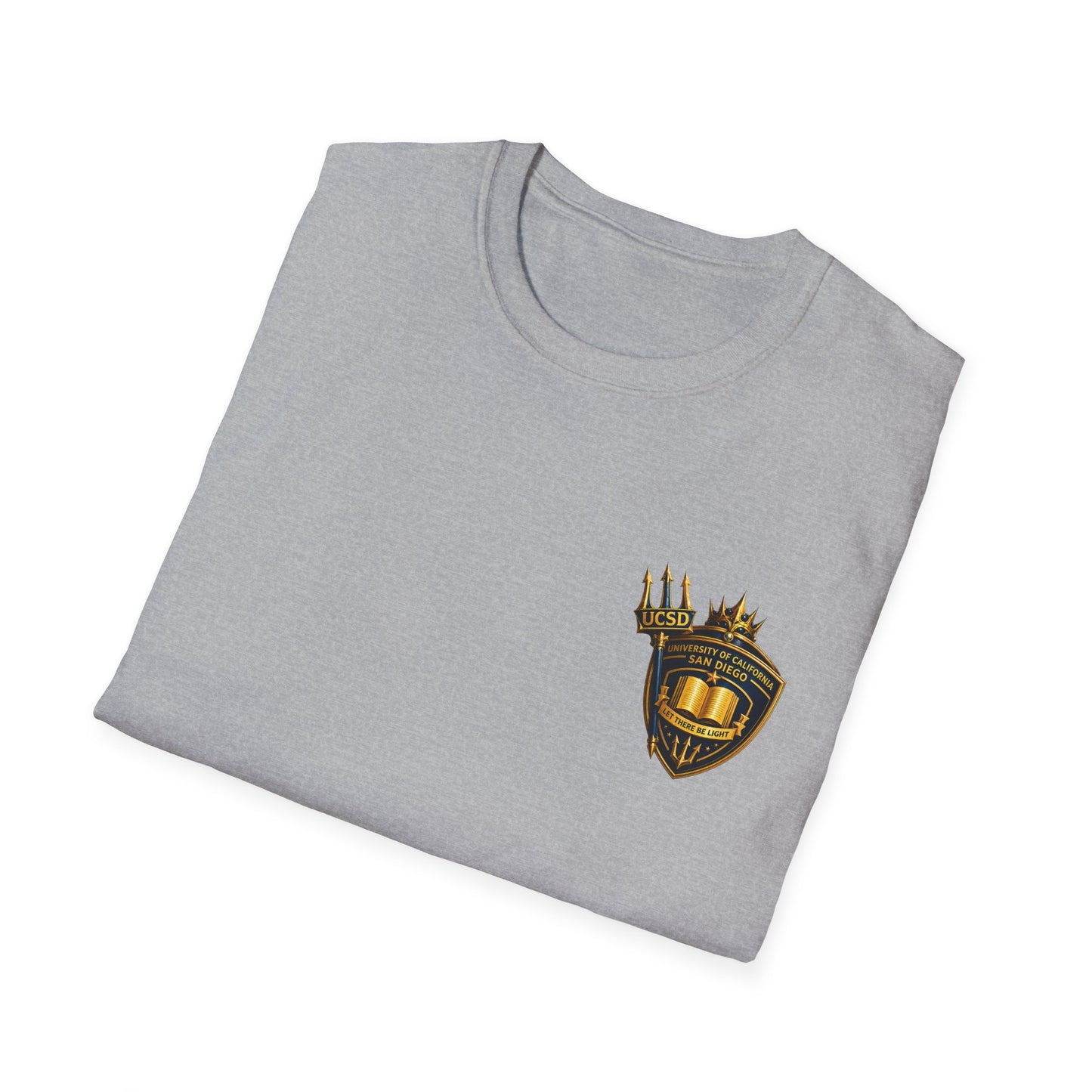 Neptune Crest T-Shirt — Nautical King Shield Graphic Tee