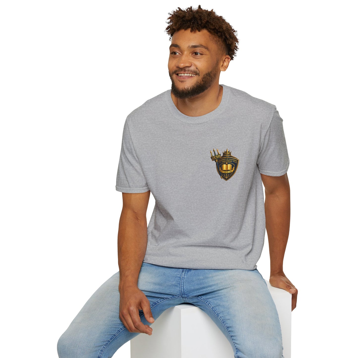 Neptune Crest T-Shirt — Nautical King Shield Graphic Tee