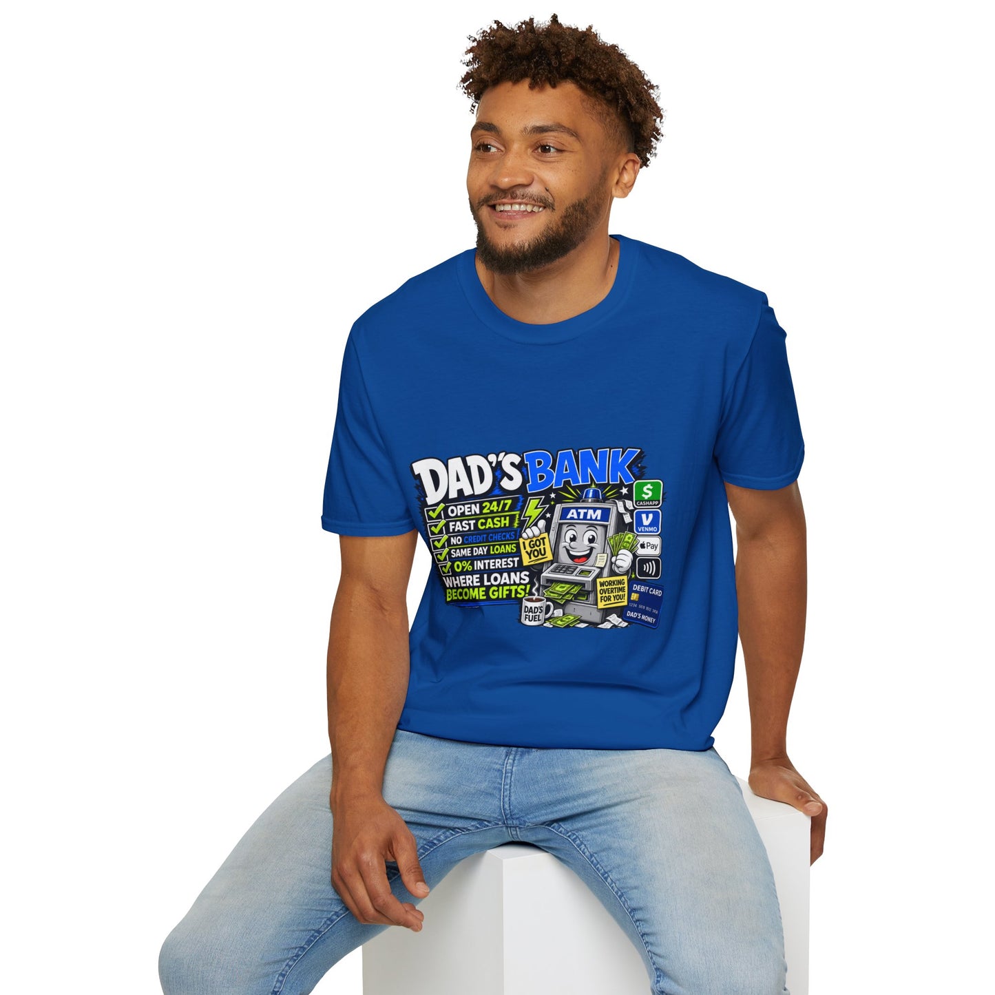 Dad's Bank T-Shirt — Funny Father's Day ATM Cash Joke Tee