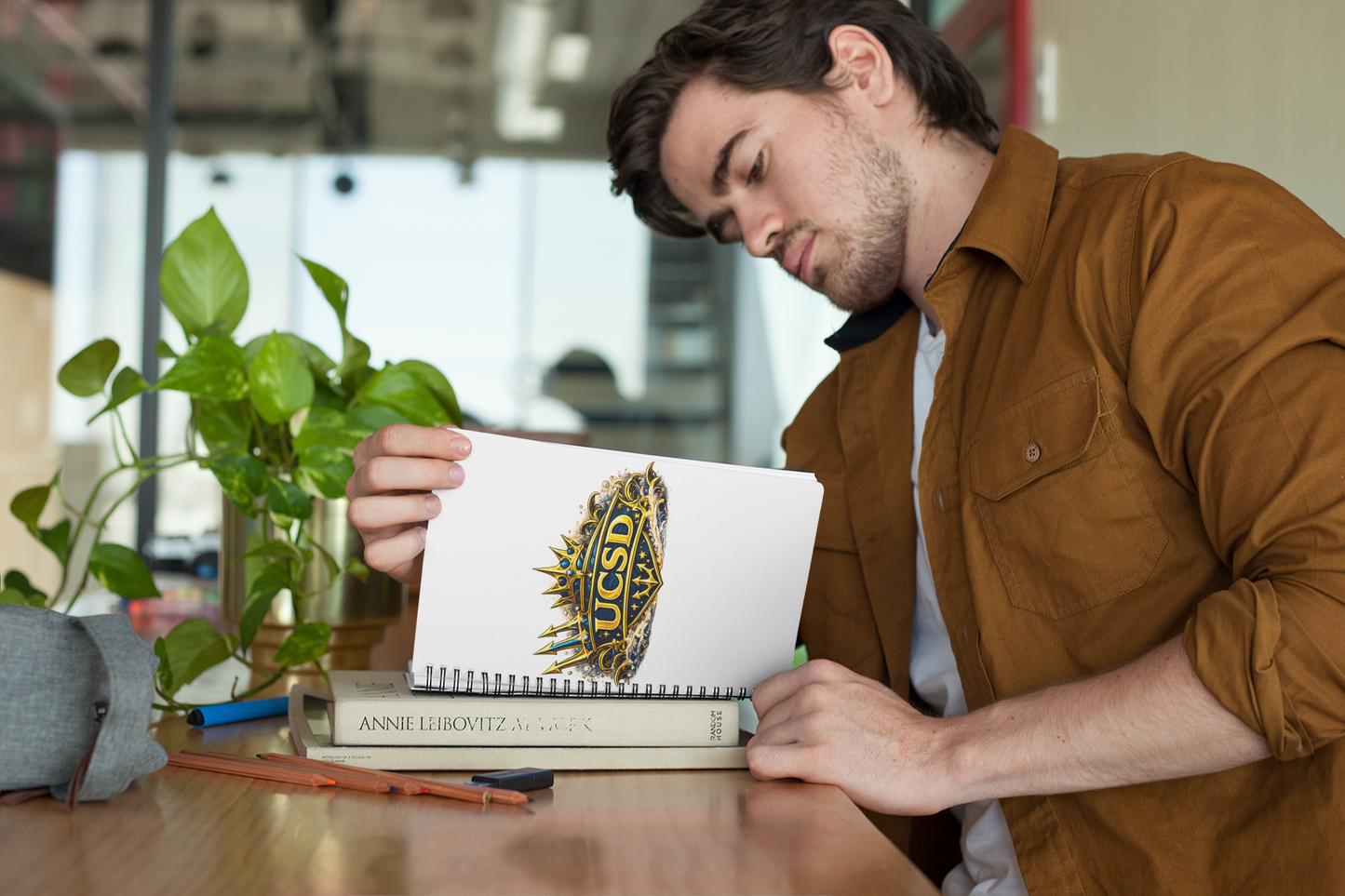 UCSD Crown Spiral Notebook — College Logo Ruled Journal for Students