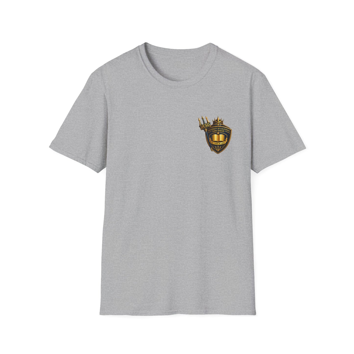 Neptune Crest T-Shirt — Nautical King Shield Graphic Tee