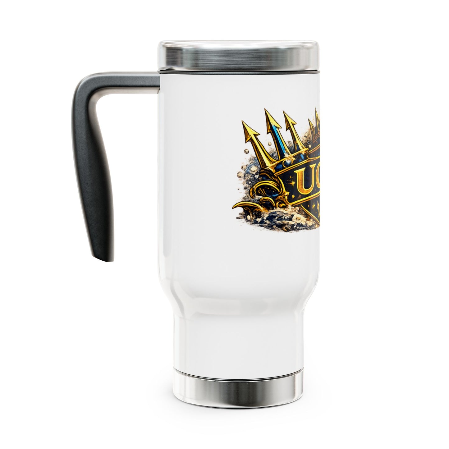 UCSD Crown Stainless Steel Travel Mug (14oz)