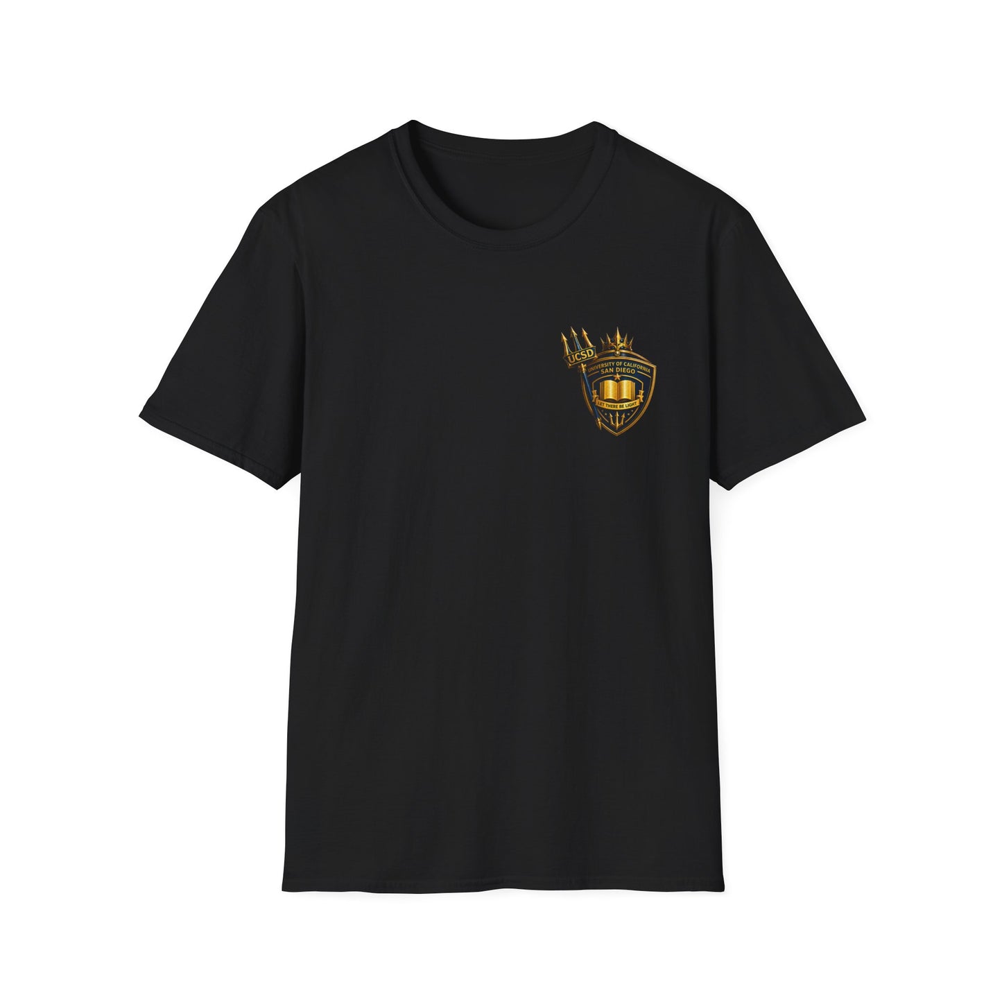 Neptune Crest T-Shirt — Nautical King Shield Graphic Tee