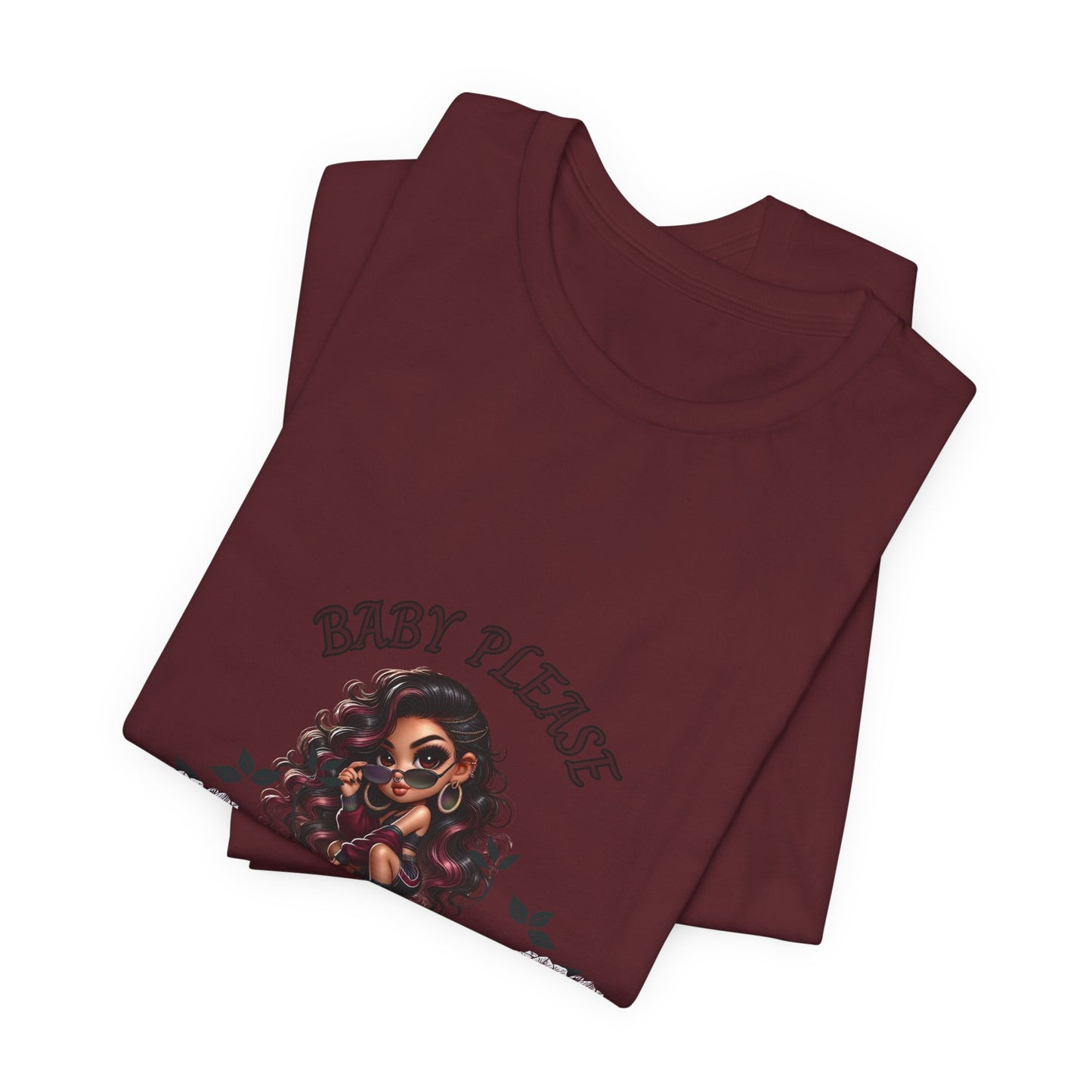 Baby Please Graphic Tee - "You Know I Got This" Floral Afro Woman T-Shirt