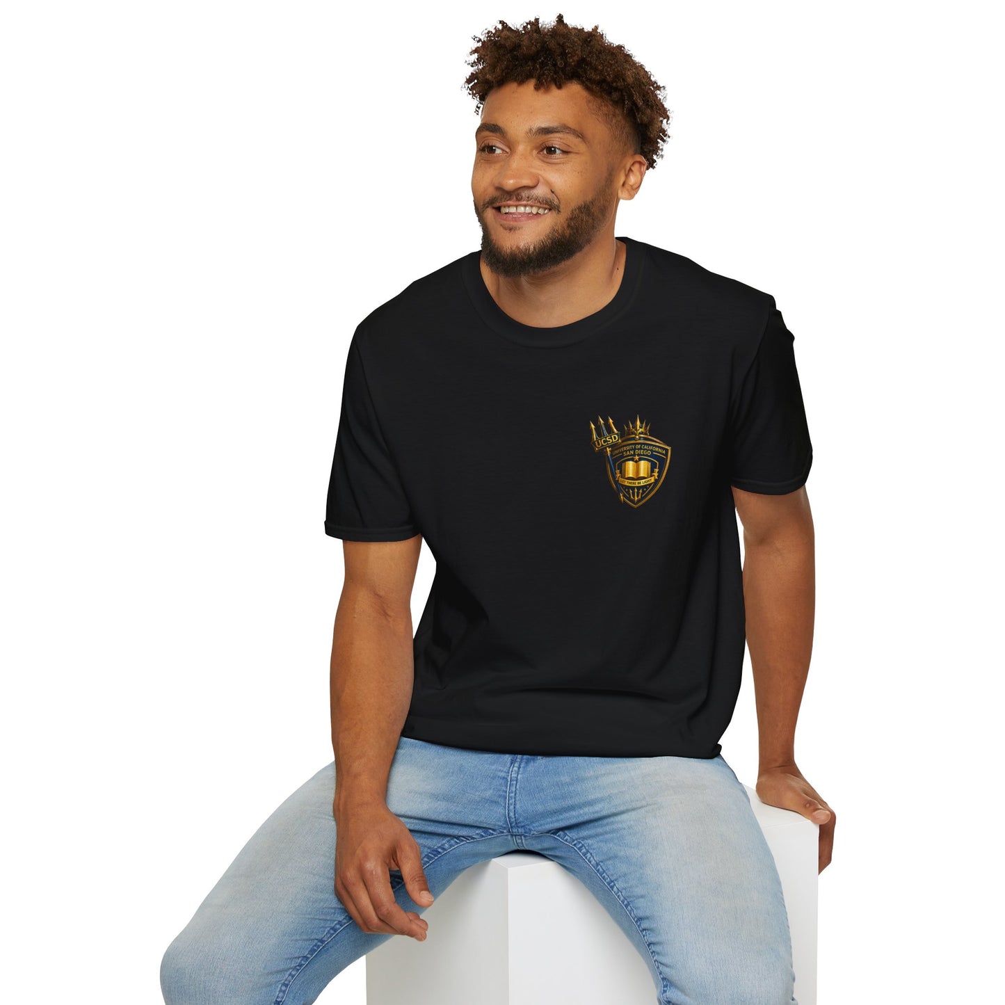 Neptune Crest T-Shirt — Nautical King Shield Graphic Tee