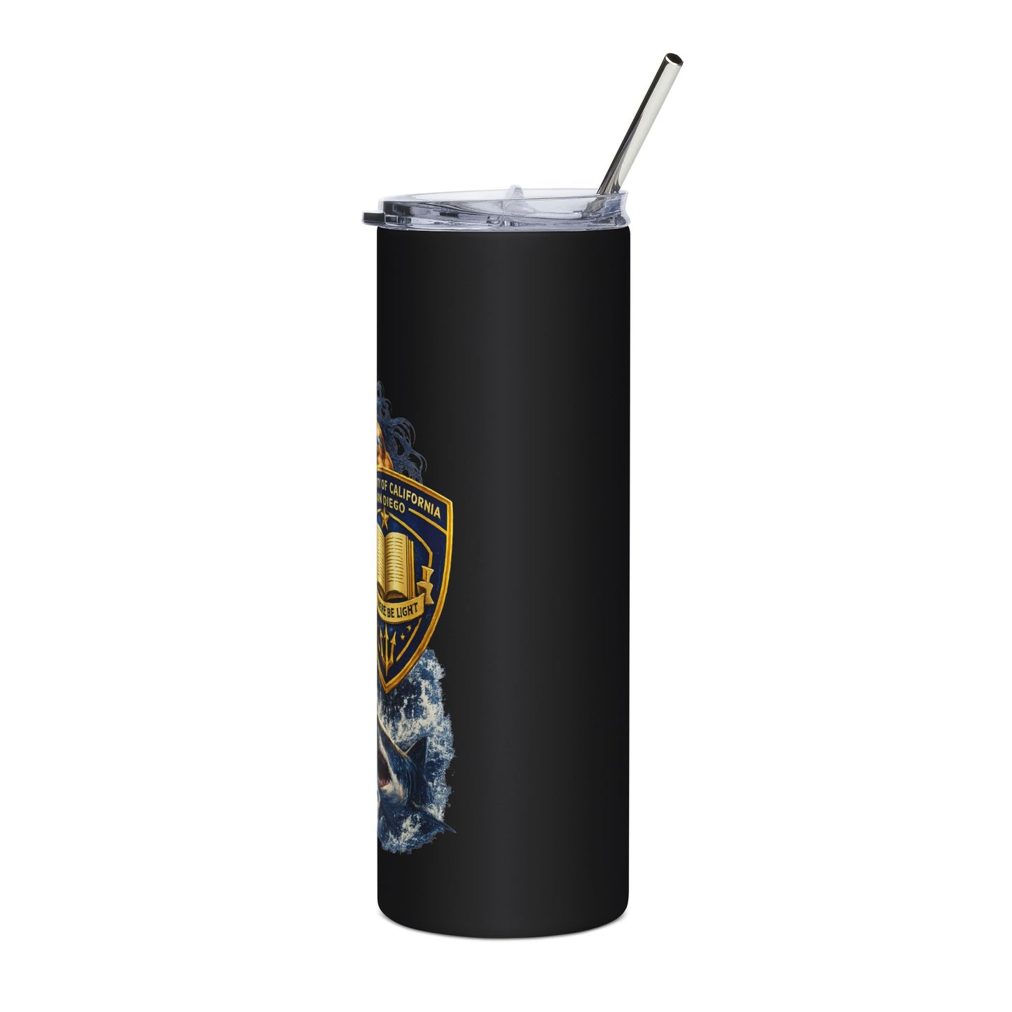 UCSD Triton Stainless Steel Tumbler 20oz — Neptune Trident Insulated Travel Cup