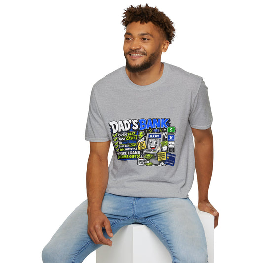 Dad's Bank T-Shirt — Funny Father's Day ATM Cash Joke Tee
